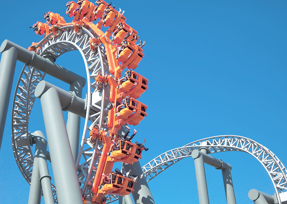 Six Flags Theme Park Near Our Hotel in Atlanta